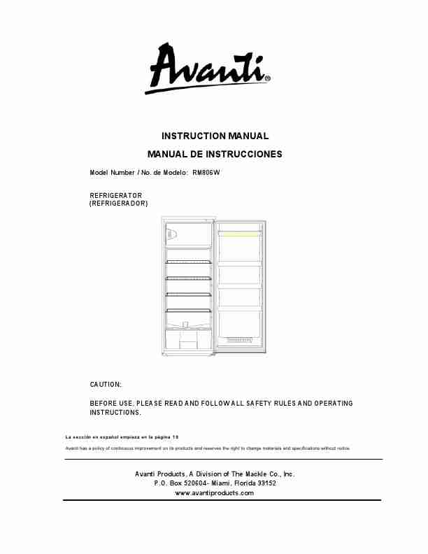 Avanti Refrigerator RM806W-page_pdf